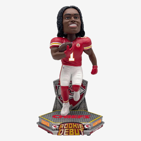 Xavier Worthy Kansas City Chiefs Debut Bobblehead NFL