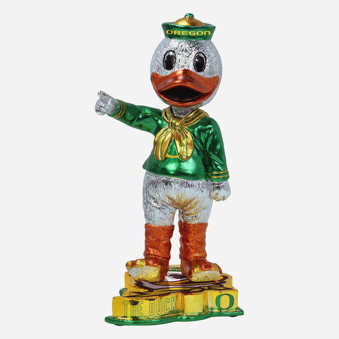 The Duck Oregon Ducks Electroplated Edition One NCAA College Bobblehead