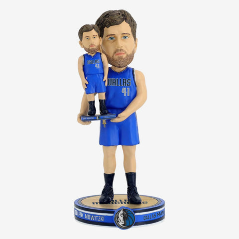 Dirk Nowitzki Dallas Mavericks Bobble Dubblz NBA Basketball Bobblehead