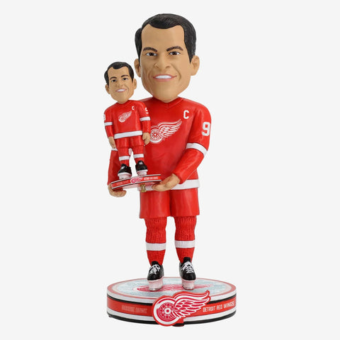 Gordie Howe Detroit Red Wings Bobble Dubblz NHL Hockey Bobblehead