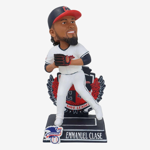 Emmanuel Clase Cleveland Guardians 2024 American League Save Leader Bobblehead
