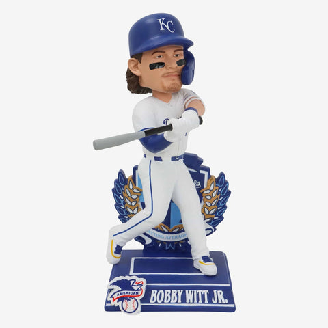 Bobby Witt Jr. Kansas City Royals 2024 American League Batting Average Leader MLB Baseball Bobblehead