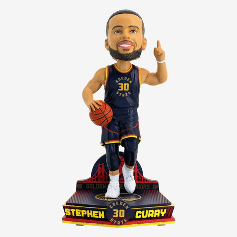 Stephen Curry Golden State Warriors 2025 City Jersey NBA Basketball Bobblehead