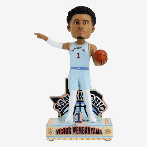 Victor Wembanyama San Antonio Spurs 2025 City Jersey NBA Basketball Bobblehead