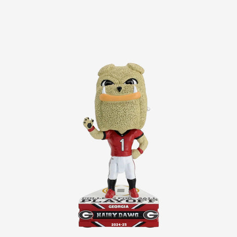 Hairy Dawg Georgia Bulldogs CFP Inaugural Playoff Mini Bighead Bobblehead NCAA