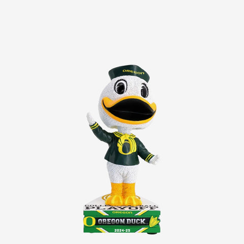 The Oregon Duck Oregon Ducks CFP Inaugural Playoff Mini Bighead Bobblehead NCAA