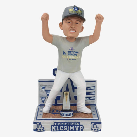 Tommy Edman Los Angeles Dodgers 2024 NLCS MVP MLB Baseball Bobblehead