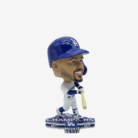 Mookie Betts Los Angeles Dodgers 2024 NL Champions Mini Bighead Bobblehead