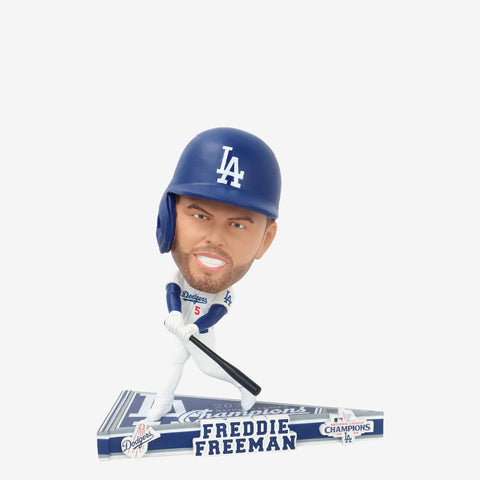Freddie Freeman Los Angeles Dodgers 2024 NL Champs Pennant Bighead Bobblehead