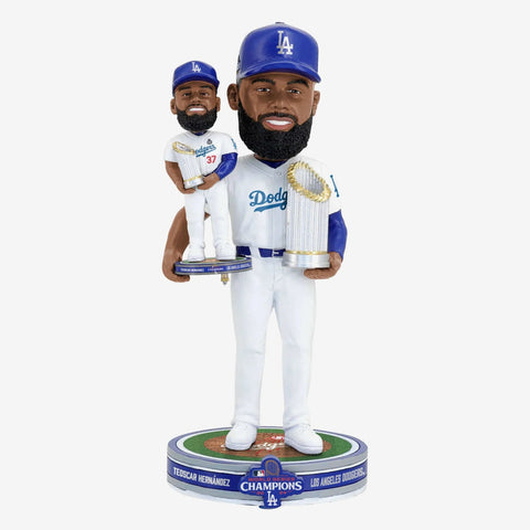 Teoscar Hernandez Los Angeles Dodgers 2024 World Series Bobble Dubblz Bobblehead