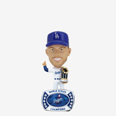Freddie Freeman Los Angeles Dodgers 2024 World Series Ring Mini Bobblehead