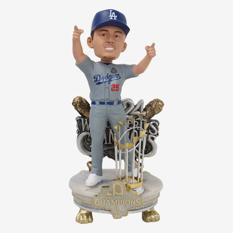 Tommy Edman Los Angeles Dodgers 2024 World Series Champions Alternate Jersey Celebration MLB Baseball Bobblehead