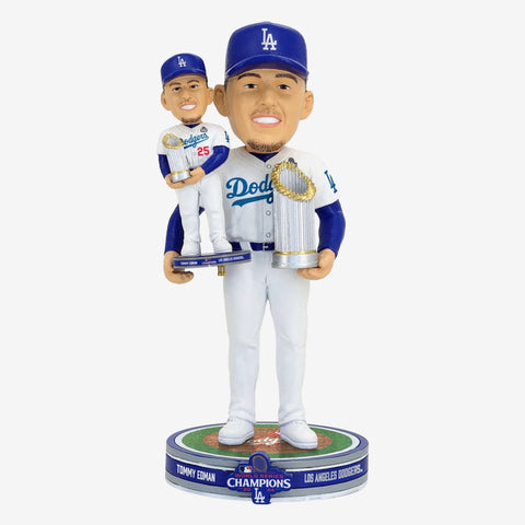 Tommy Edman Los Angeles Dodgers 2024 World Series Bobble Dubblz Bobblehead