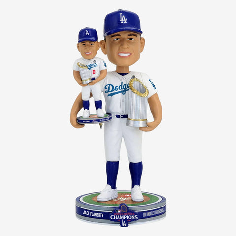 Jack Flaherty Los Angeles Dodgers 2024 World Series Bobble Dubblz Bobblehead