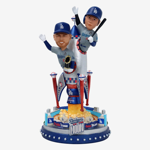 Shohei Ohtani & Freddie Freeman Los Angeles Dodgers 2024 World Series Champions Blast Off Dual MLB Bobblehead