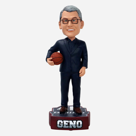 Geno Auriemma UConn Huskies 40 Seasons Of Excellence Variant Bobblehead NCAA