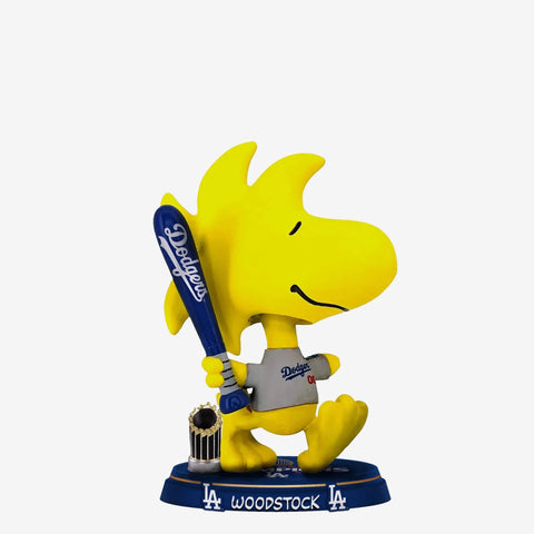 Woodstock Los Angeles Dodgers Peanuts 2024 World Series Champs Mini Bobblehead
