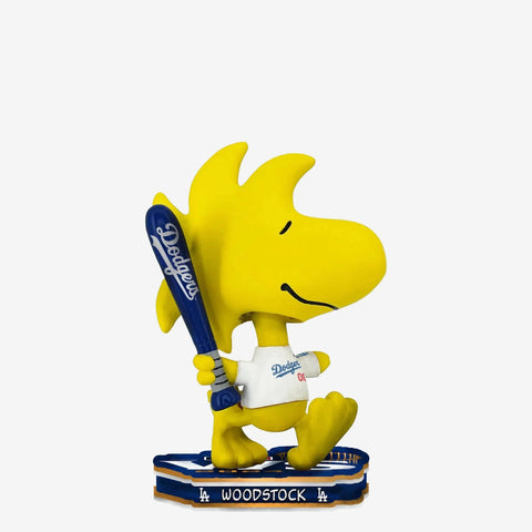 Woodstock Los Angeles Dodgers 2024 World Series Peanuts Mini Bighead Bobblehead