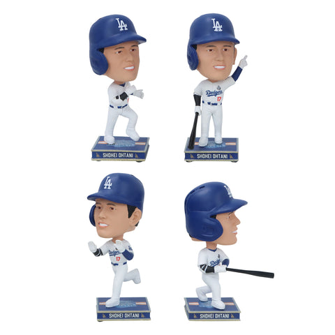 Shohei Ohtani Los Angeles Dodgers 2024 World Series Mini Bighead Bobblehead Set
