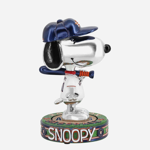 Snoopy Houston Astros 2025 Peanuts Electroplated Bigheads MLB Baseball Bobblehead