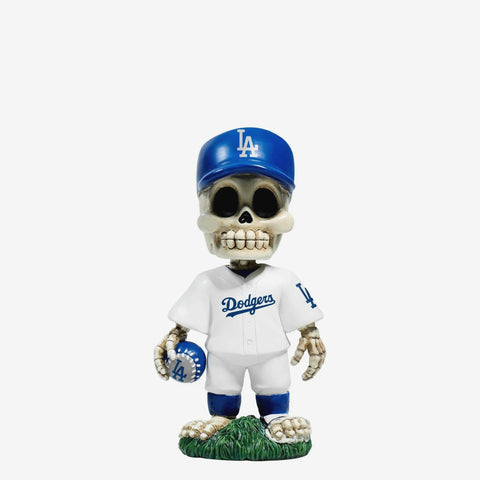 Los Angeles Dodgers Team Skull Mini MLB Baseball Bobblehead