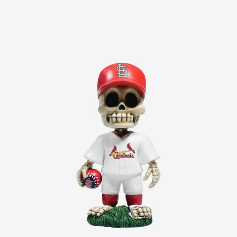 St. Louis Cardinals Team Skull Mini MLB Baseball Bobblehead