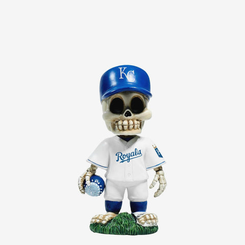 Kansas City Royals Team Skull Mini MLB Baseball Bobblehead