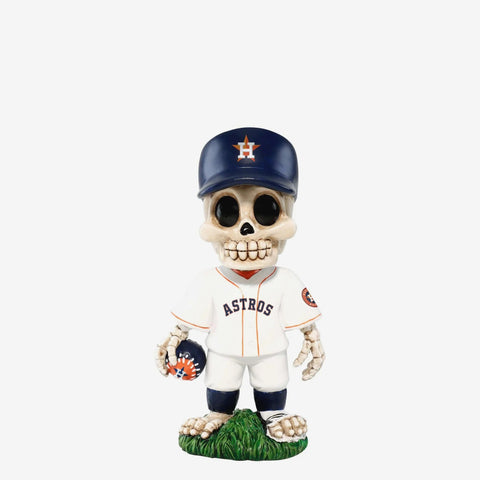 Houston Astros Team Skull Mini MLB Baseball Bobblehead