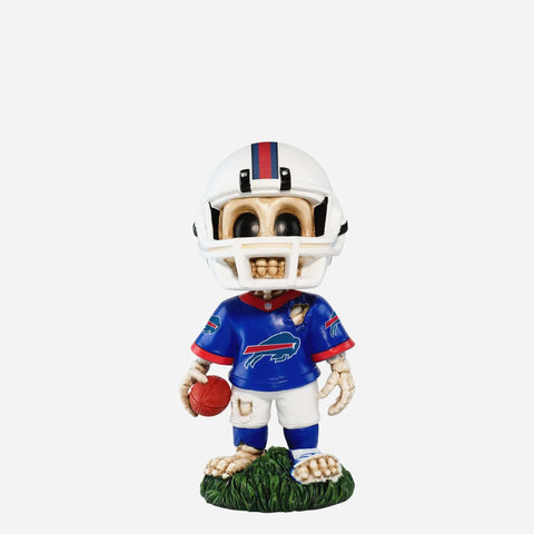 Buffalo Bills Team Skull Mini NFL Football Bobblehead