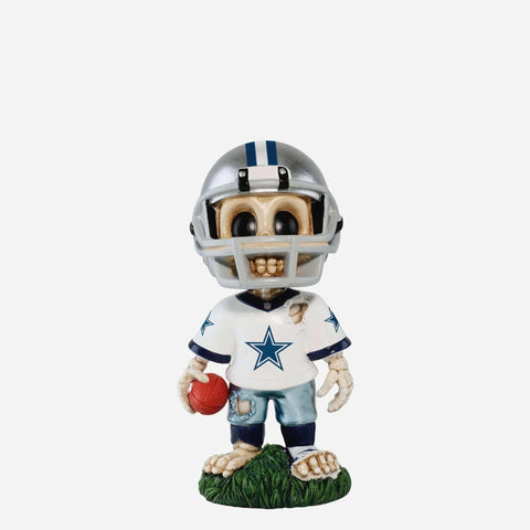 Dallas Cowboys Team Skull Mini NFL Football Bobblehead