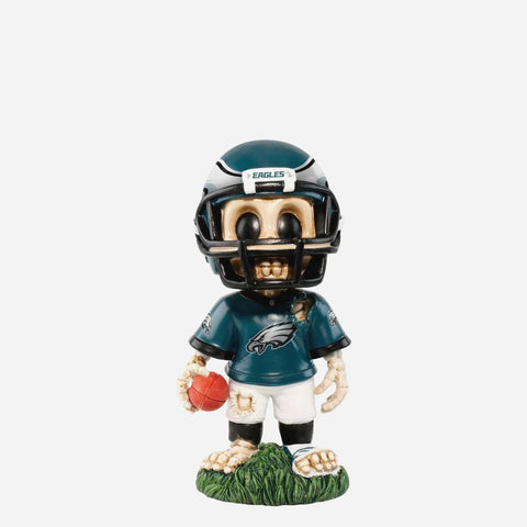 Philadelphia Eagles Team Skull Mini NFL Football Bobblehead