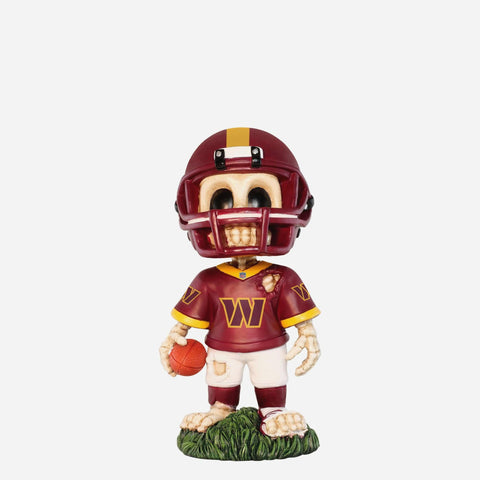 Washington Commanders Team Skull Mini NFL Football Bobblehead