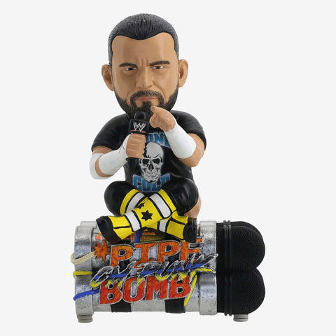 CM Punk Pipe Bomb WWE Wrestling Bobblehead
