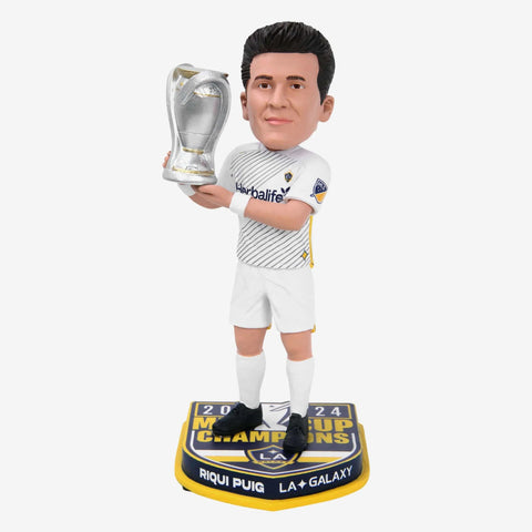 Riqui Puig LA Galaxy 2024 MLS Cup Champions Bobblehead MLS Soccer