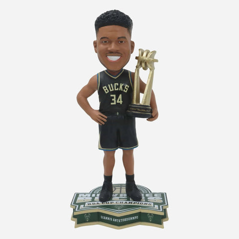 Giannis Antetokounmpo Milwaukee Bucks 2025 NBA Cup Champions Bobblehead NBA