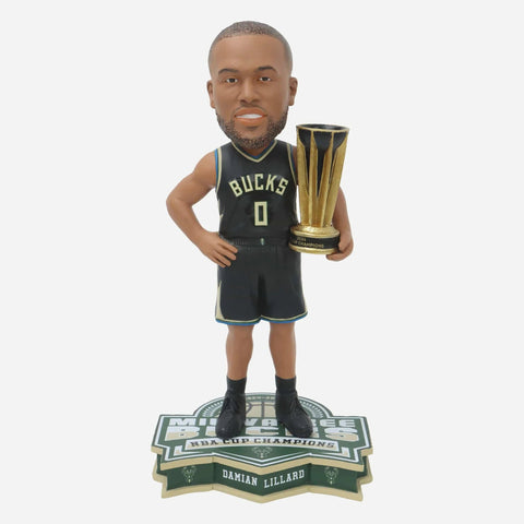 Damian Lillard Milwaukee Bucks 2025 NBA Cup Champions NBA Basketball Bobblehead