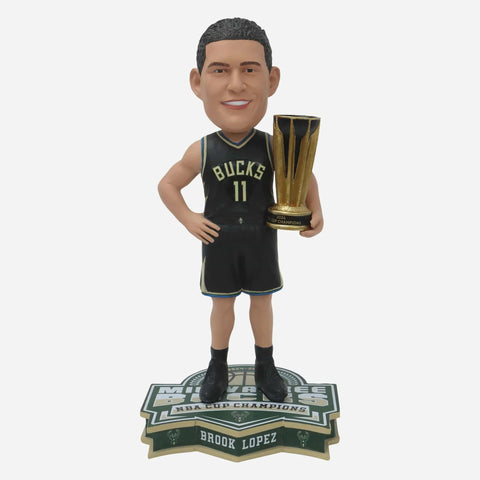 Brook Lopez Milwaukee Bucks 2025 NBA Cup Champions NBA Basketball Bobblehead