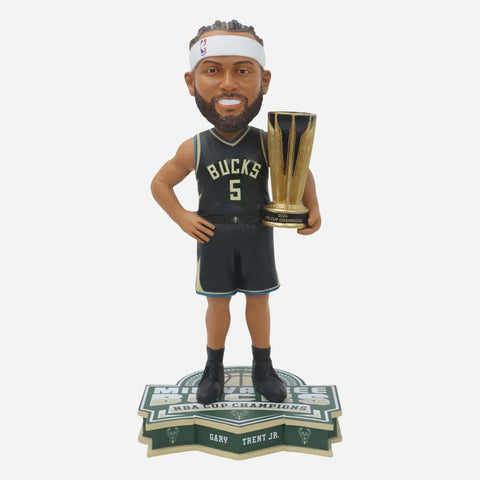 Gary Trent Jr. Milwaukee Bucks 2025 NBA Cup Champions NBA Basketball Bobblehead
