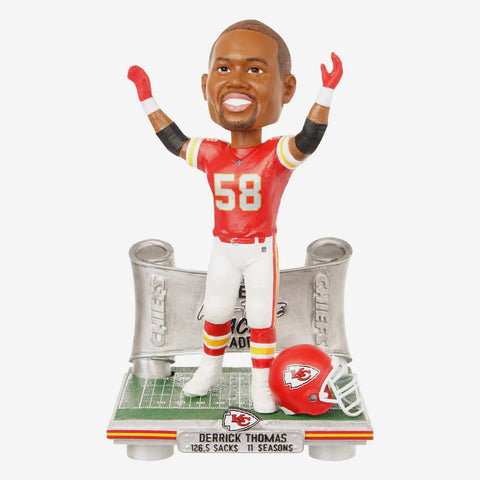 Derrick Thomas Kansas City Chiefs All-Time Sack Leader NFL Football Bobblehead