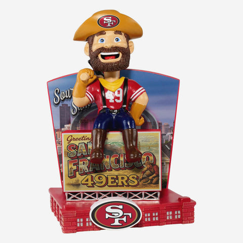 Sourdough Sam San Francisco 49ers Greetings From NFL Football Bobblehead