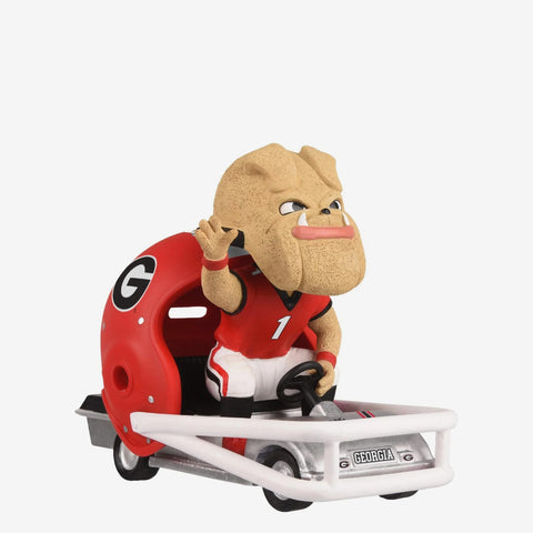Hairy Dawg Georgia Bulldogs Helmet Cart NCAA College Bobblehead