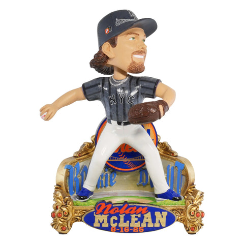 Nolan McLean New York Mets MLB Rookie Debut MLB Baseball Bobblehead