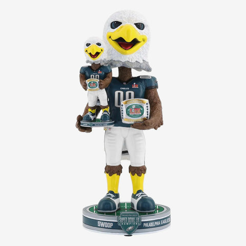 Swoop Philadelphia Eagles Super Bowl LIX Champions Bobble Dubblz NFL Bobblehead