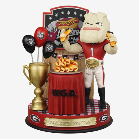 Hairy Dawg Georgia Bulldogs Hot Dog Eating Contest NCAA Bobblehead