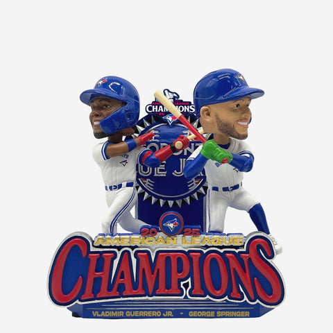 Vladimir Guerrero Jr. & George Springer Toronto Blue Jays 2025 American League Champions Dual MLB Bobblehead