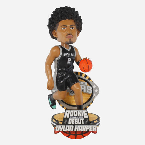 Dylan Harper San Antonio Spurs Rookie Debut NBA Basketball Bobblehead