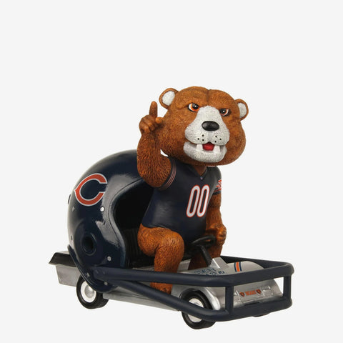 Staley Da Bear Chicago Bears Helmet Cart NFL Football Bobblehead