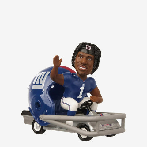 Malik Nabers New York Giants Helmet Cart NFL Football Bobblehead