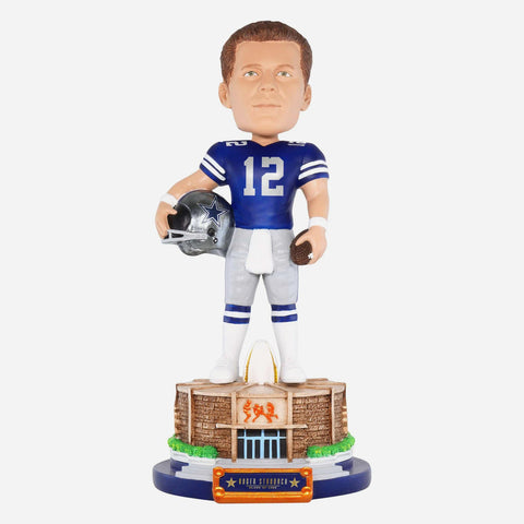 Roger Staubach Dallas Cowboys Pro Football Hall Of Fame NFL Football Bobblehead