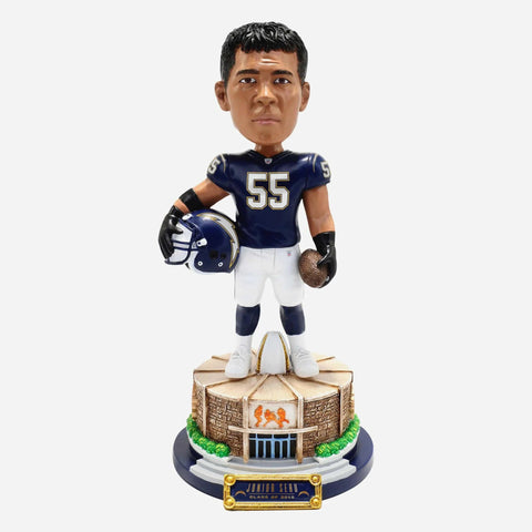 Tiaina Seau Jr. San Diego Chargers Pro Football Hall Of Fame NFL Bobblehead